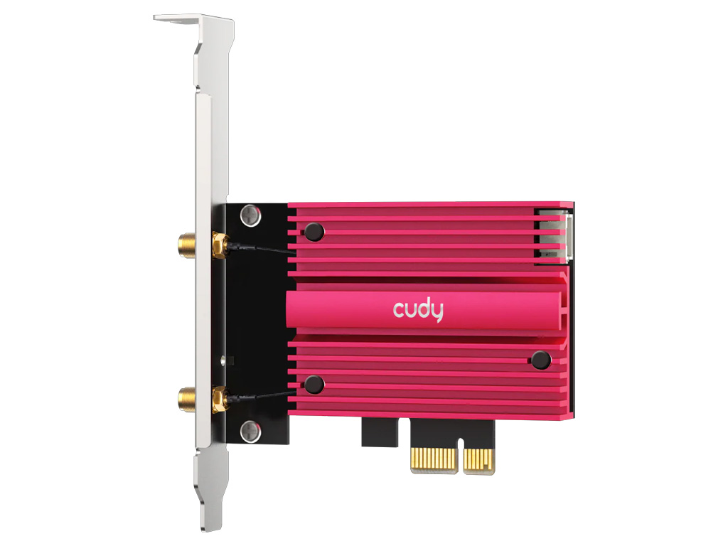 PCI-E brezžični adapter CUDY WE9300S, BE9300 Tri-Band Wi-Fi 7, Bluetooth 5.4, Intel BE200 — slika 2