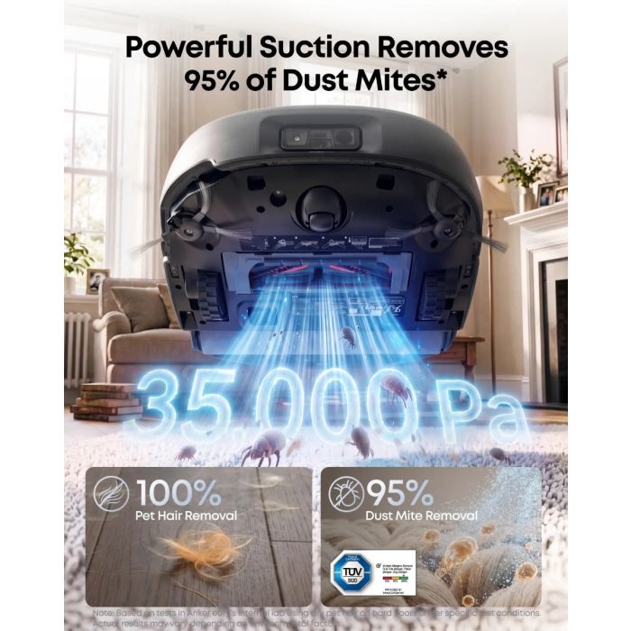 Anker Eufy Omni E35 robotski sesalnik s samičistilno postajo, črn — slika 2