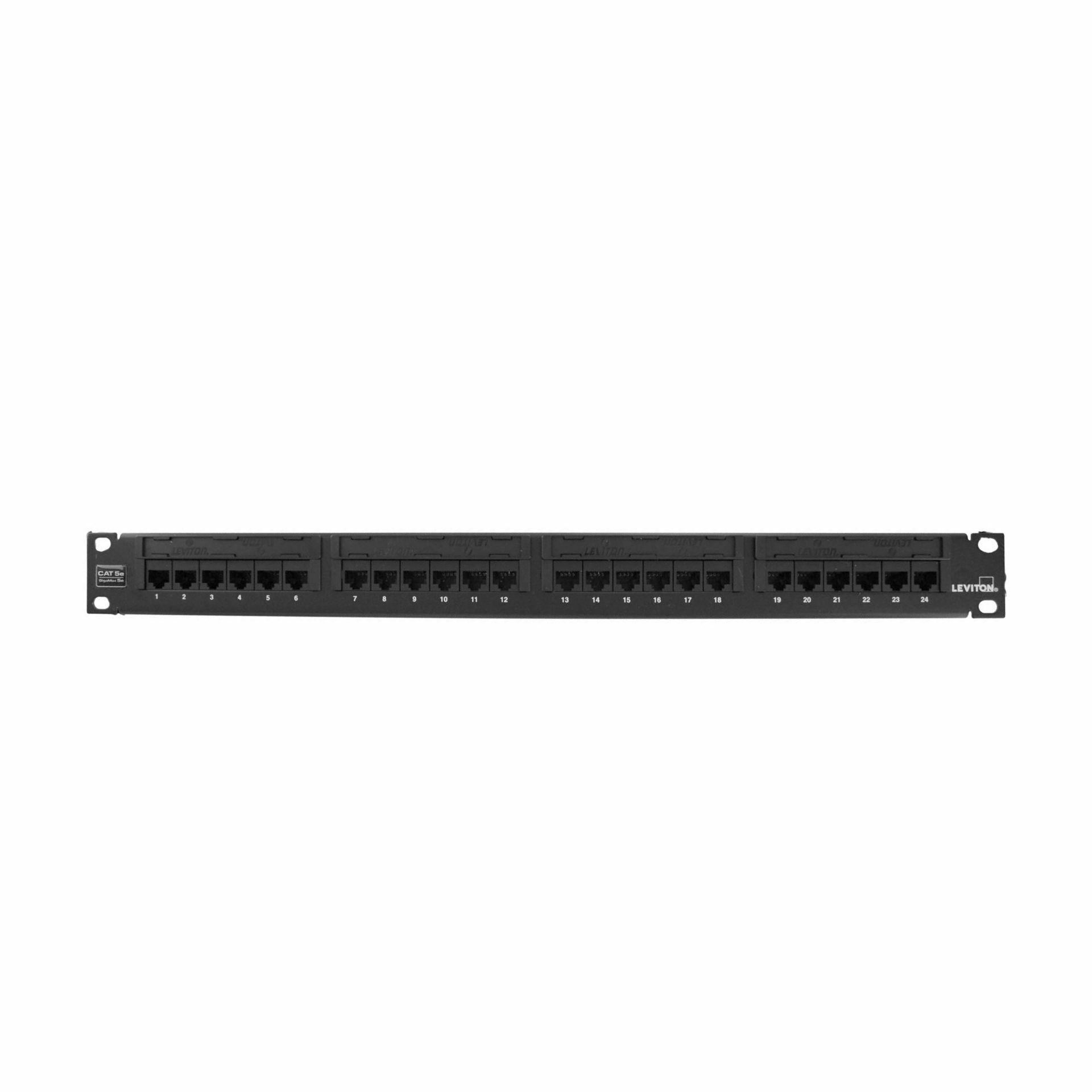 Leviton panel CAT.5e UTP 24-port 5G596-U24