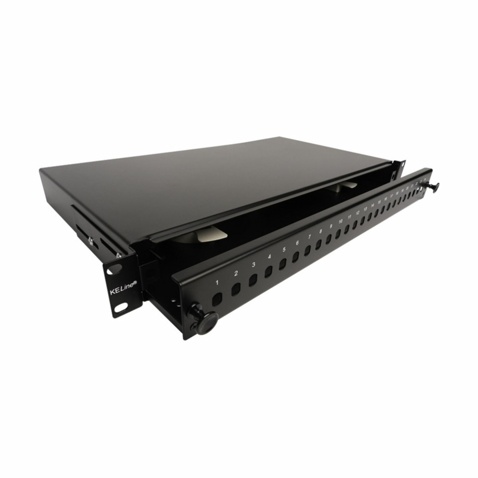 KELine optični panel  rack 24x ST prazen RAB-FO-X15-SL