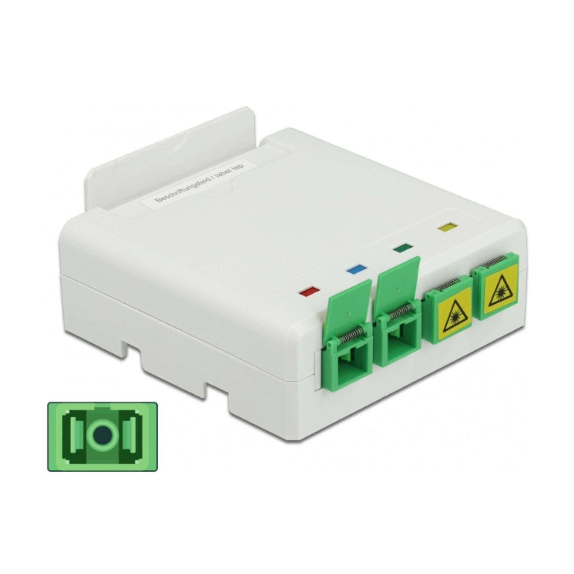 Delock optični panel DIN Rail  4xSC/LC 85921