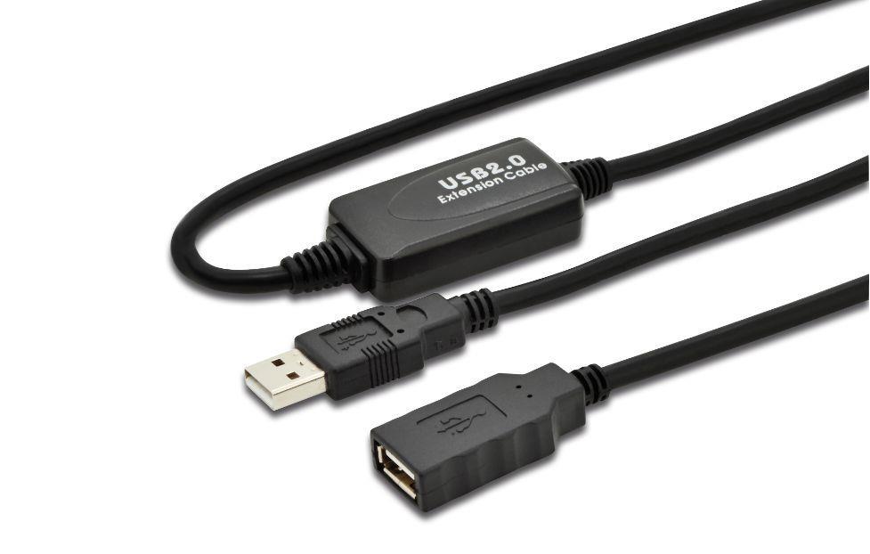 MicroConnect Kabel aktivni USB 2.0 podaljševalni, 20m