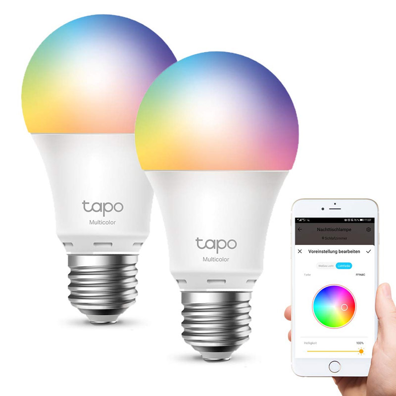 TP-LINK TAPO L530E Smart 2500K-6500K WiFi RGB LED (2 pack) pametna zatemnilna žarnica