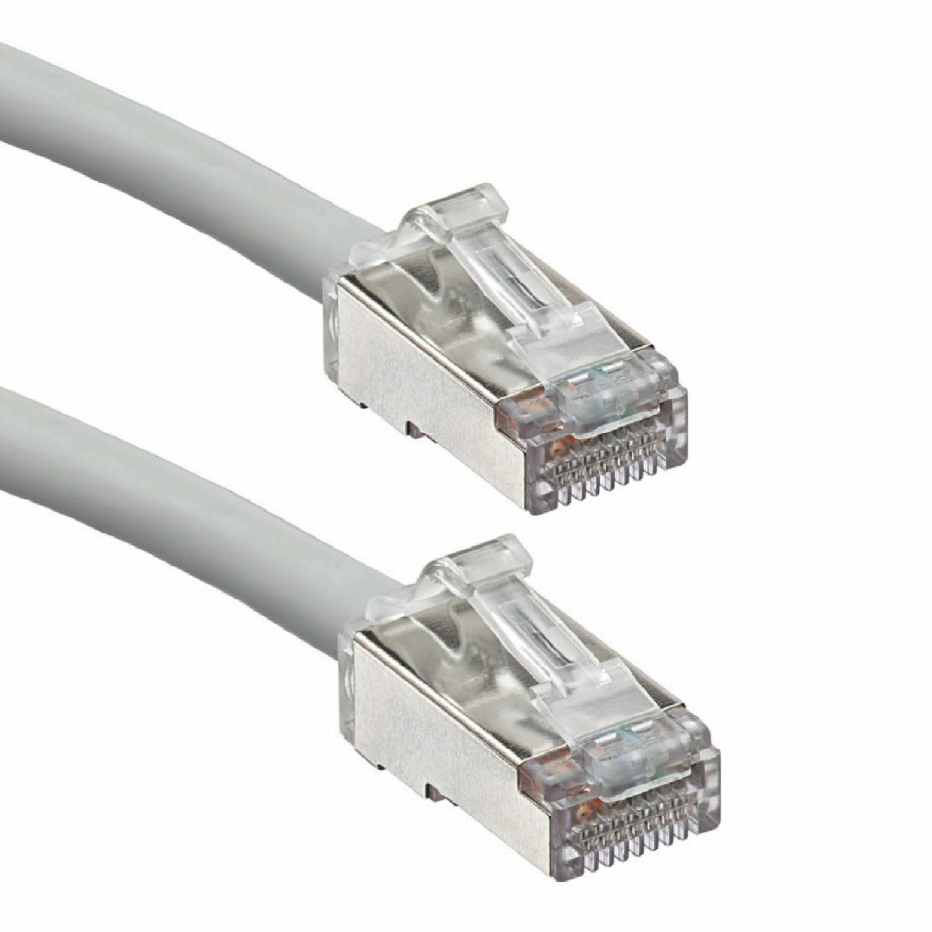 Leviton patch FTP CAT.6A 10G Blade 1m siv  P24 AC6PCF010-8CCHB