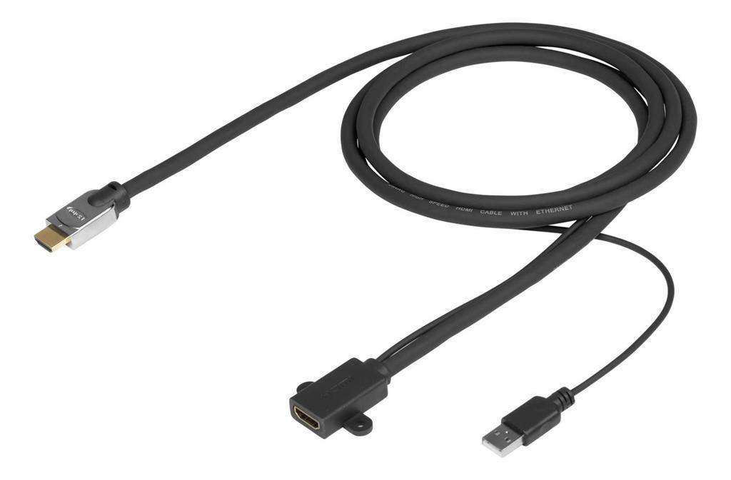 Vivolink Pro kabel HDMI M/F z USB napajanjem 5m LSZH