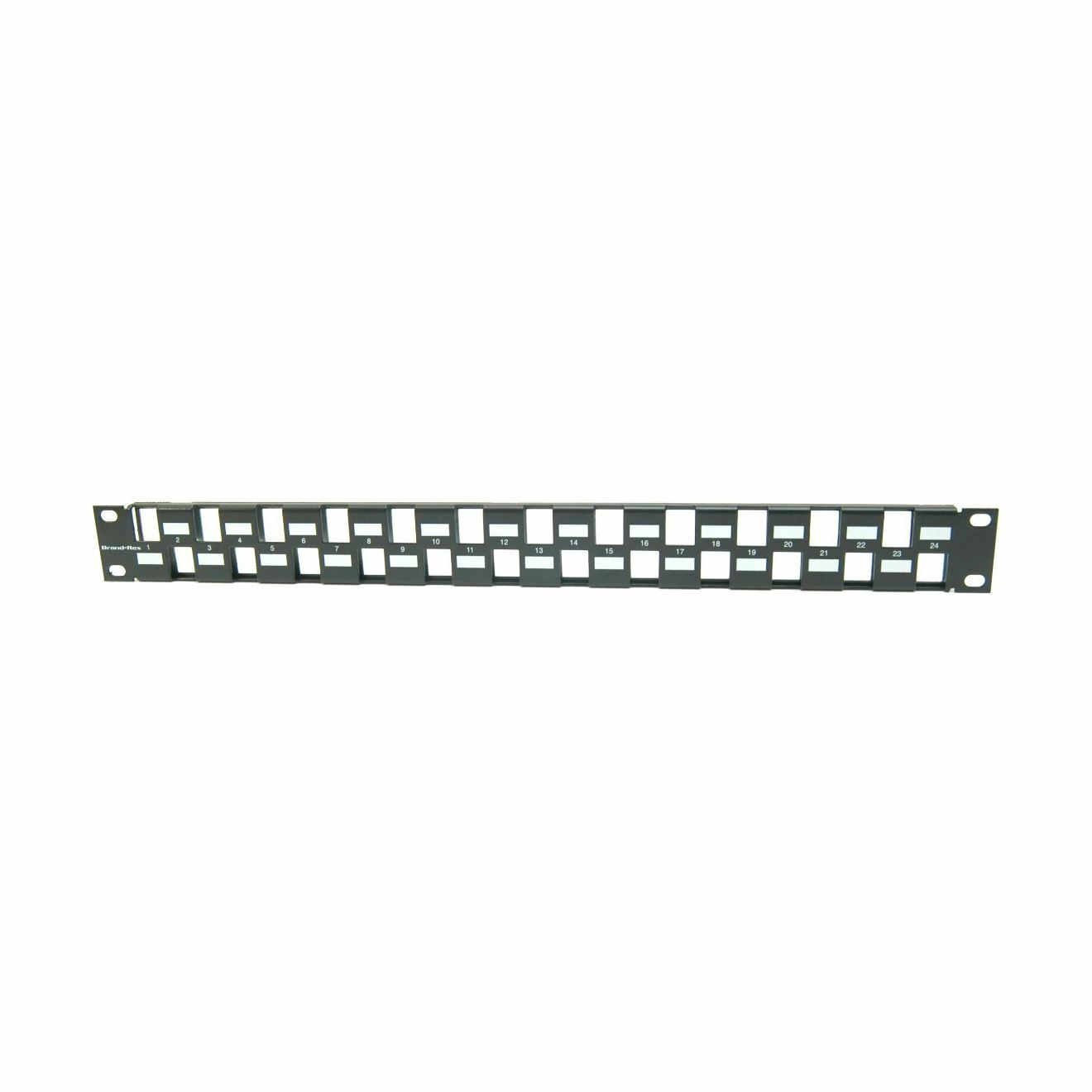 Leviton panel CAT.5e/6/6A 24-port modularen MMCPNLX24SIJ2