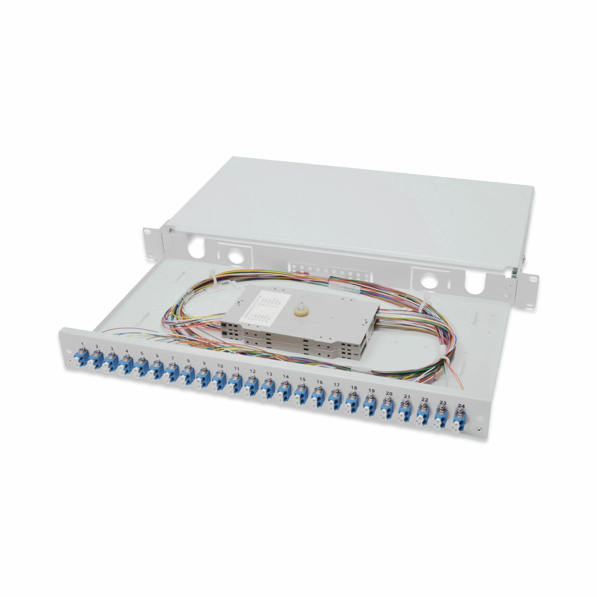 Digitus optični panel SM LC 24x duplex kaseta Pigtails OS2 DN-96332