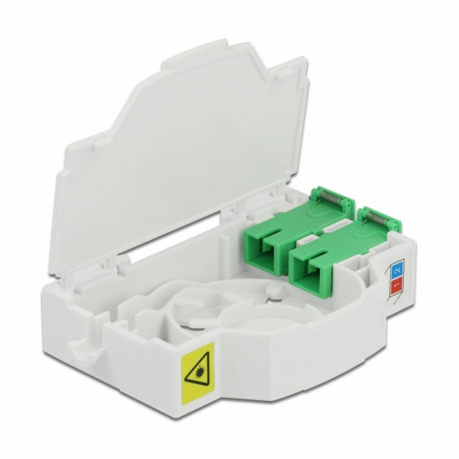 Delock optični panel DIN Rail  2xSC/LC 85922 — slika 2