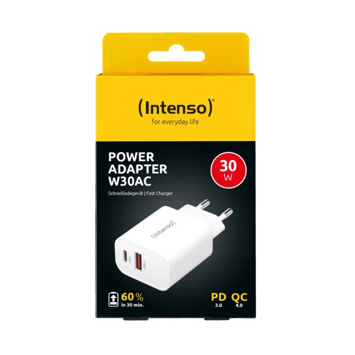 Intenso 30W napajalnik z USB-C in USB-A W30AC — slika 4
