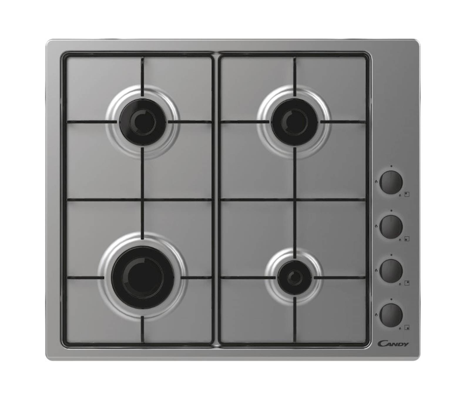 Kuhalna plošča CANDY CHW6LBX/4U, 60 cm, plin, inox
