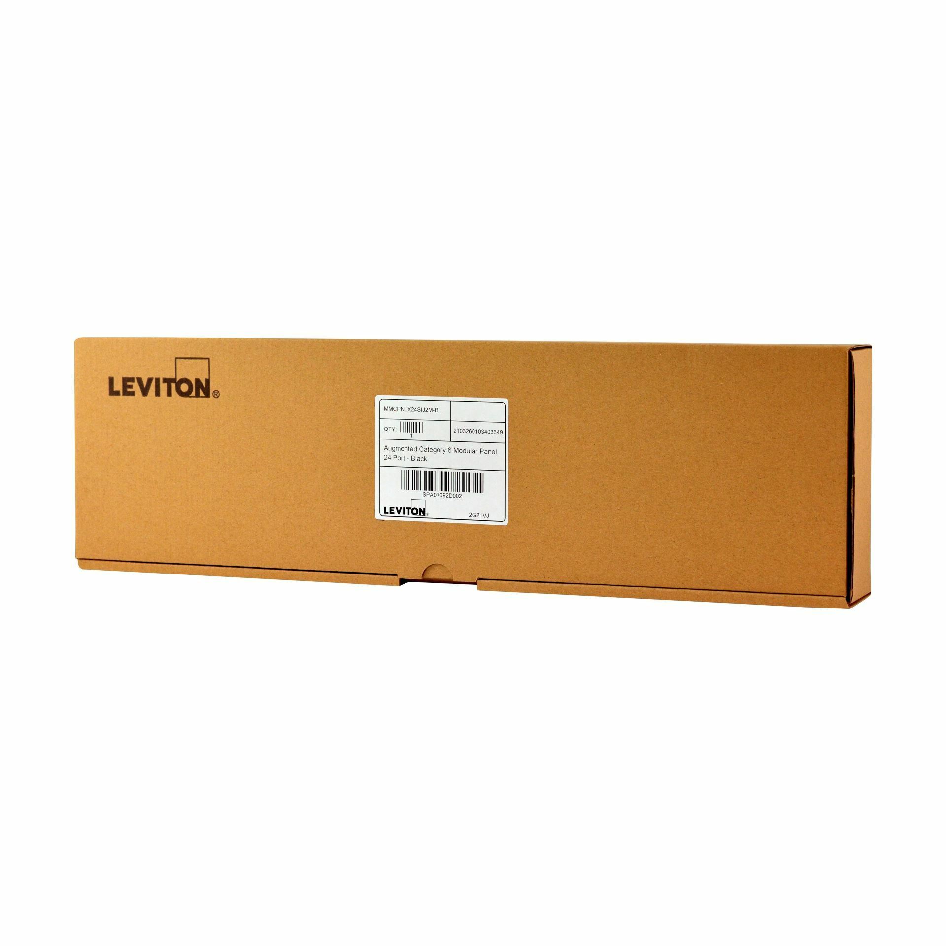 Leviton panel CAT.5e/6/6A 24-port modularen+nosilec kablov — slika 4