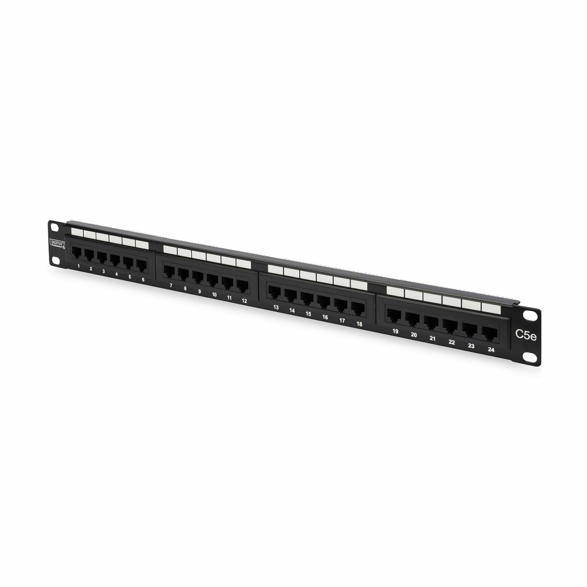 Digitus panel CAT.5e UTP 24-port 568B lsa+ DN-91524U