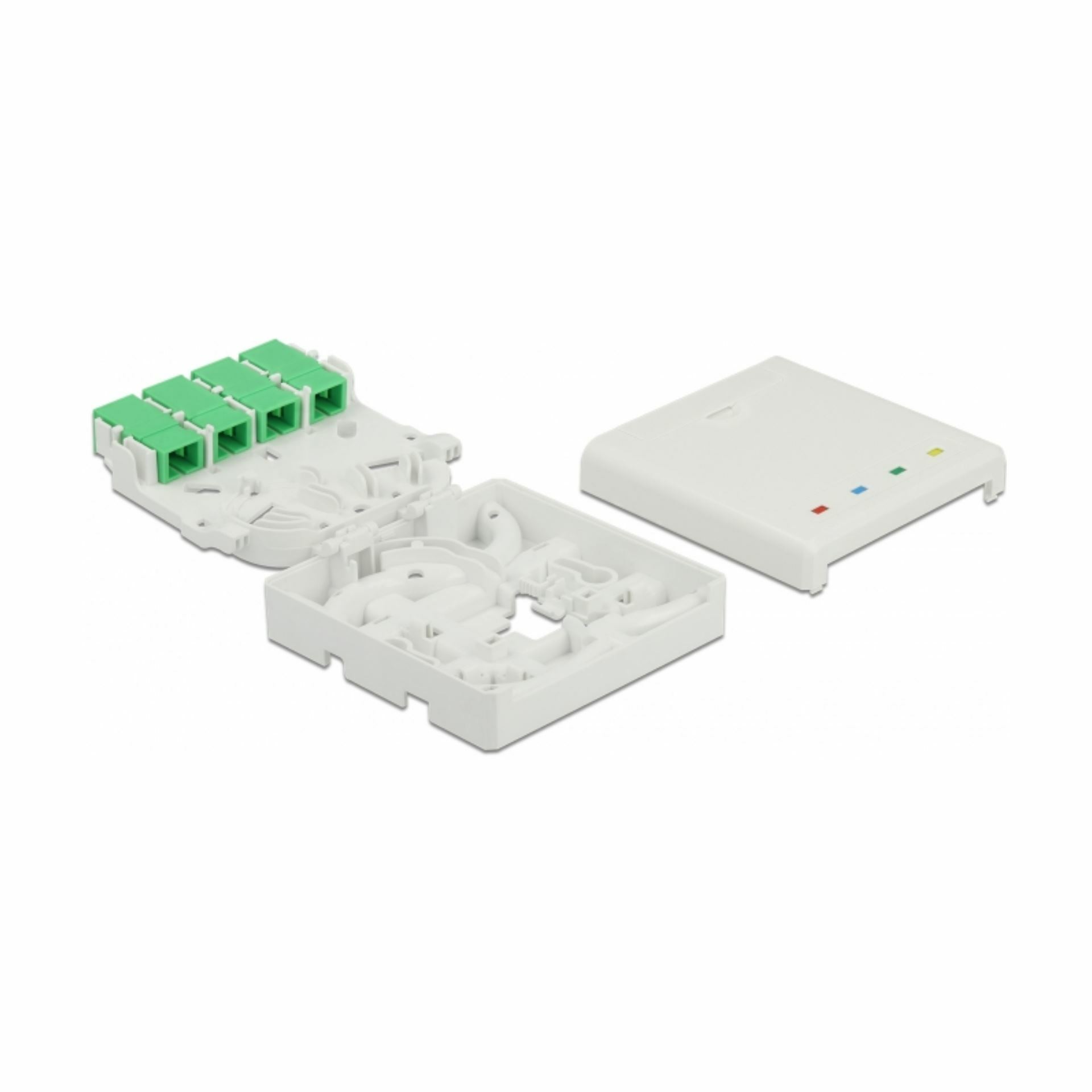 Delock optični panel DIN Rail  4xSC/LC 85921 — slika 4