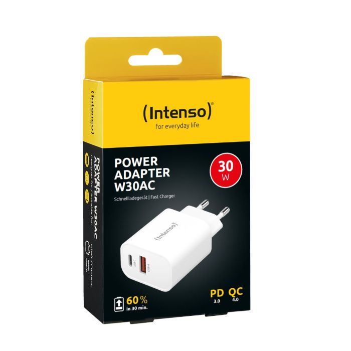 Intenso 30W napajalnik z USB-C in USB-A W30AC — slika 3