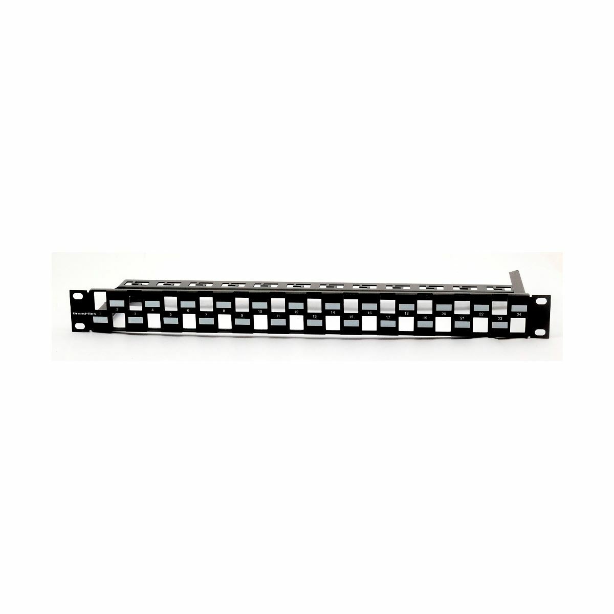 Leviton panel CAT.5e/6/6A 24-port modularen+nosilec kablov