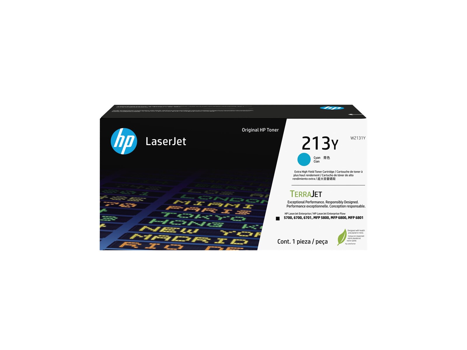 HP 213Y Cyn Original LaserJet Toner Crtg