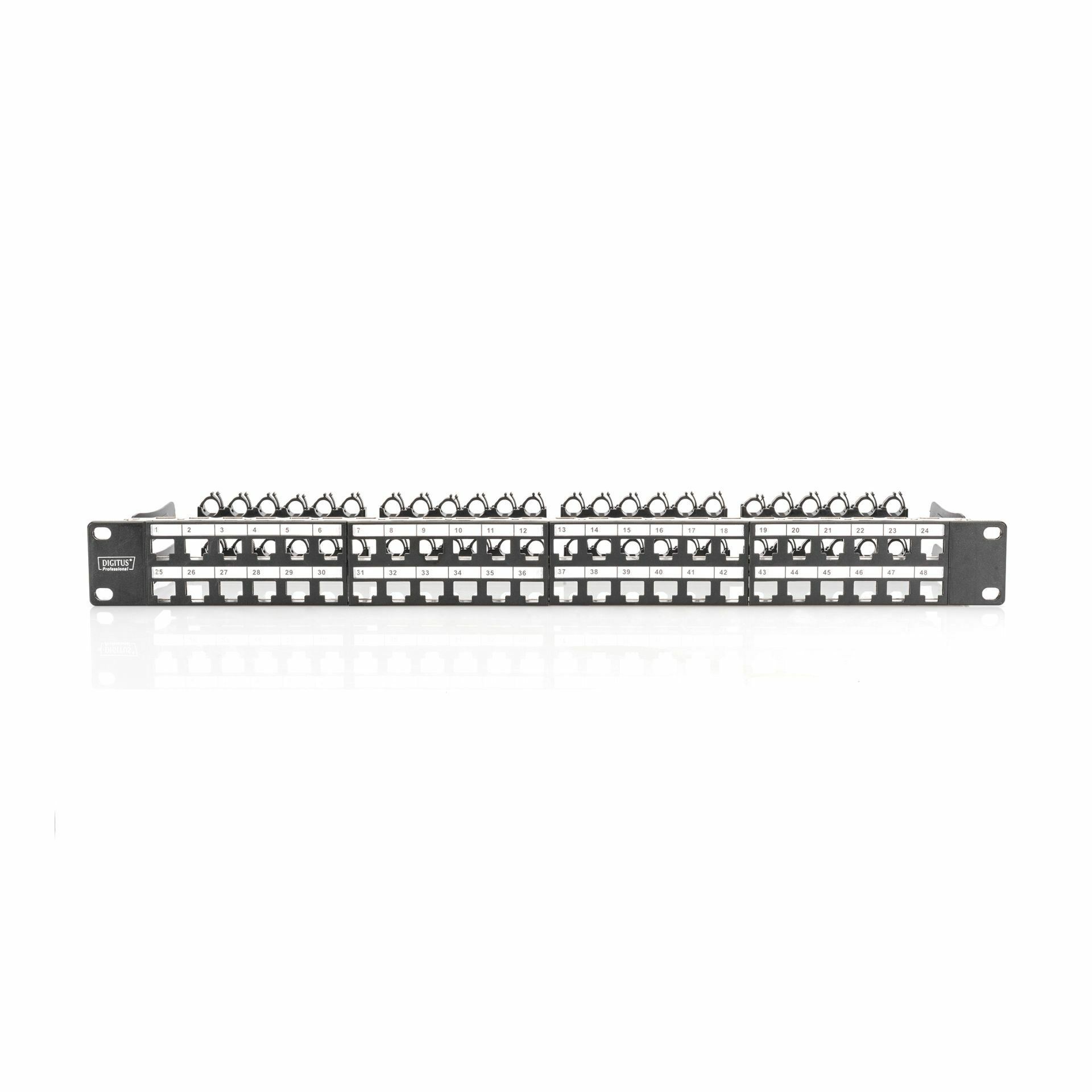 Digitus panel CAT.5e/6/6A 48-port modularen+nosilec kablov DN-91424 — slika 4