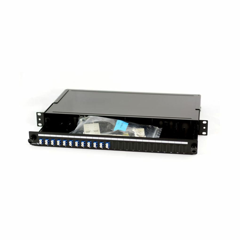Leviton optični panel LC 12x Duplex adapter SM  FPCC1SXSM24LC2 — slika 2