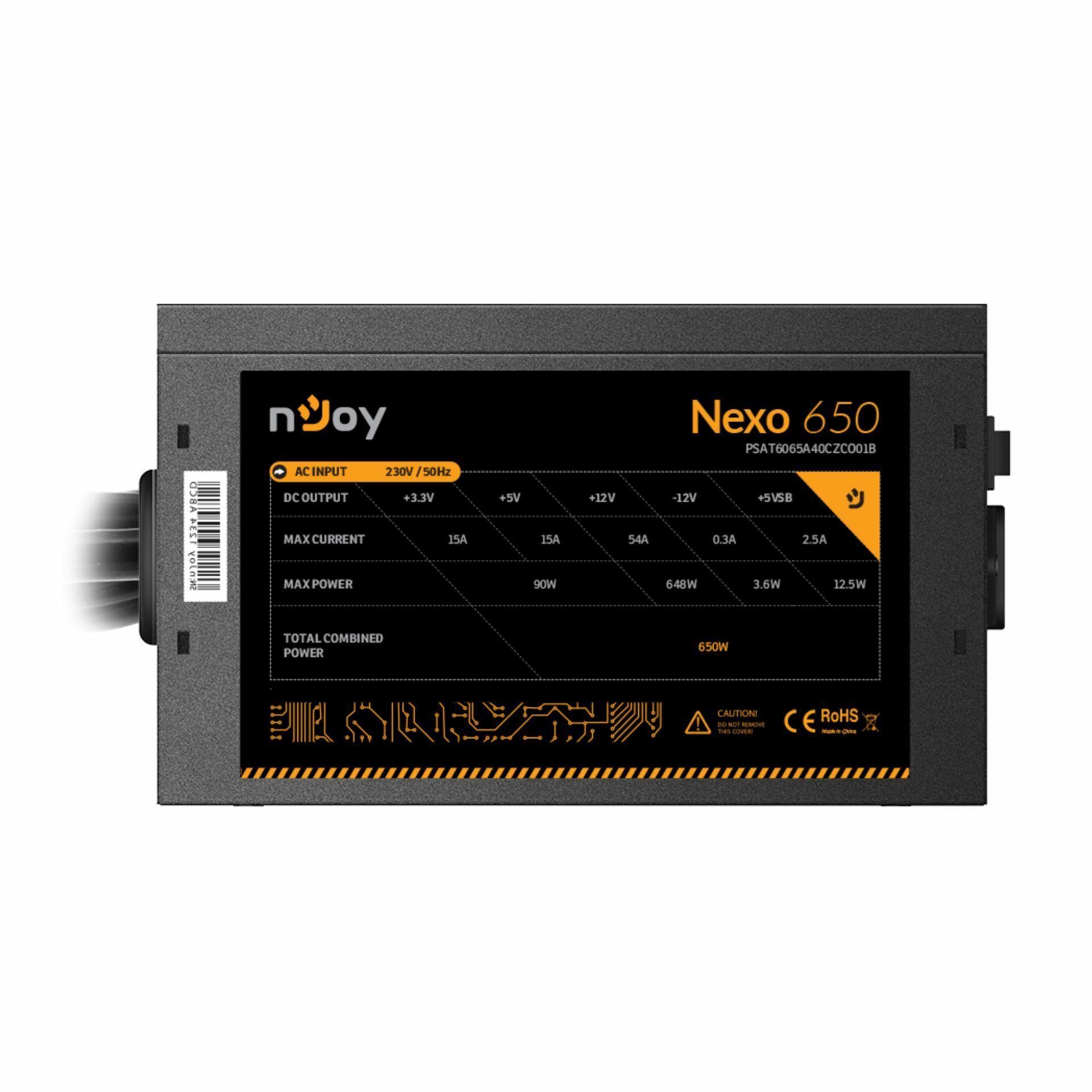 nJoy napajalnik ATX  650W PSU GOLD Nexo 650 — slika 4