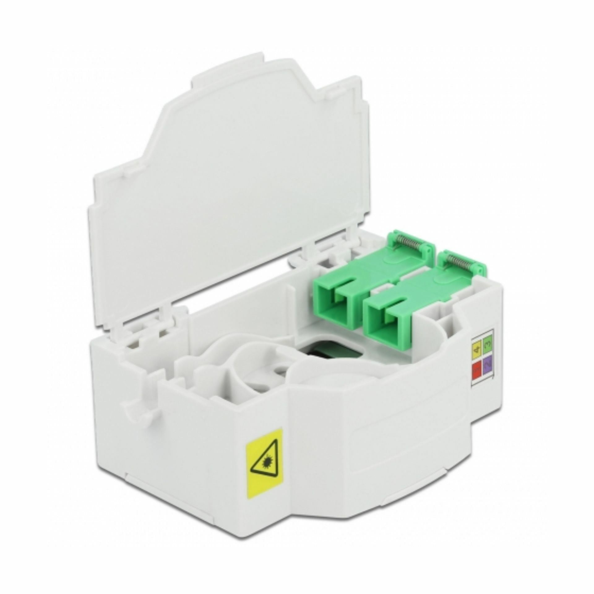 Delock optični panel DIN Rail  4xSC/LC 86543 — slika 3